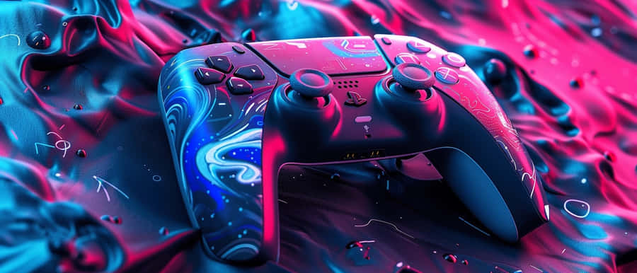 Psykedelisk PS5 Kontroller Konst