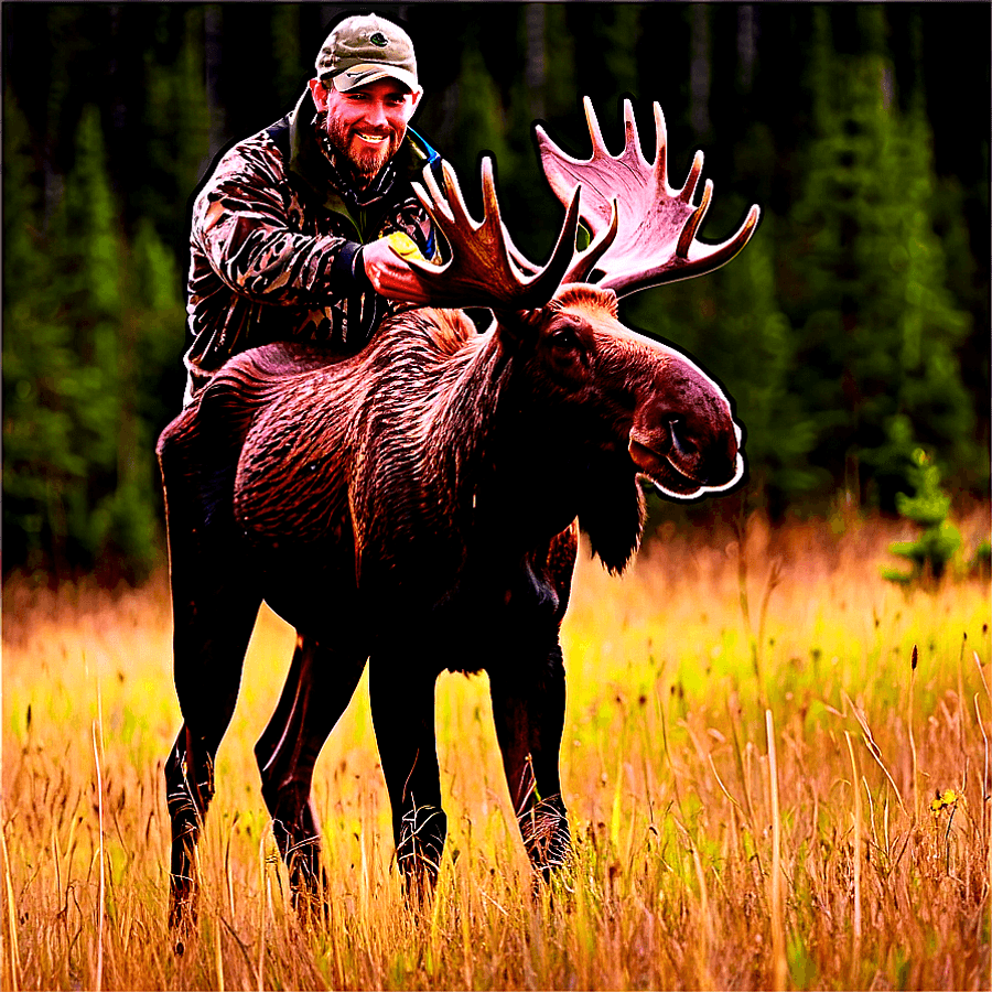 Moose Hunting Guide PNG wnn2