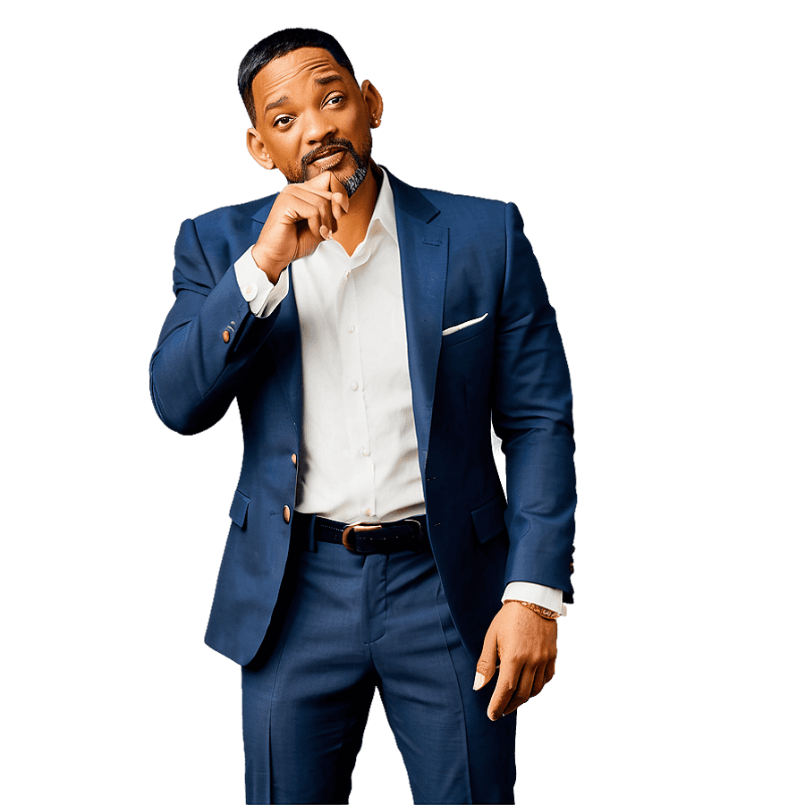 Will Smith Film Pose PNG 19