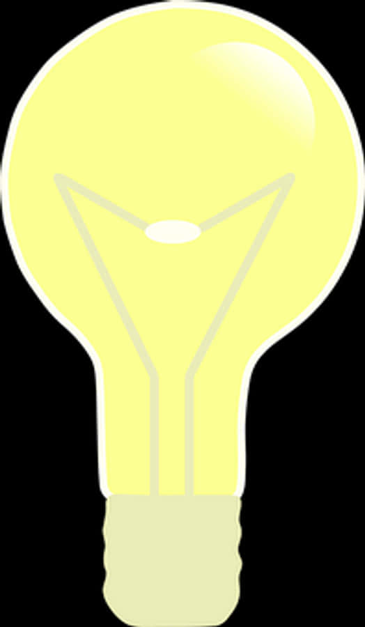Illuminated Lightbulb Graphic