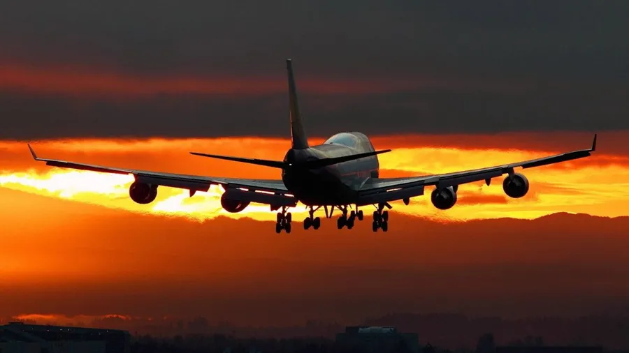 720p Plane Background