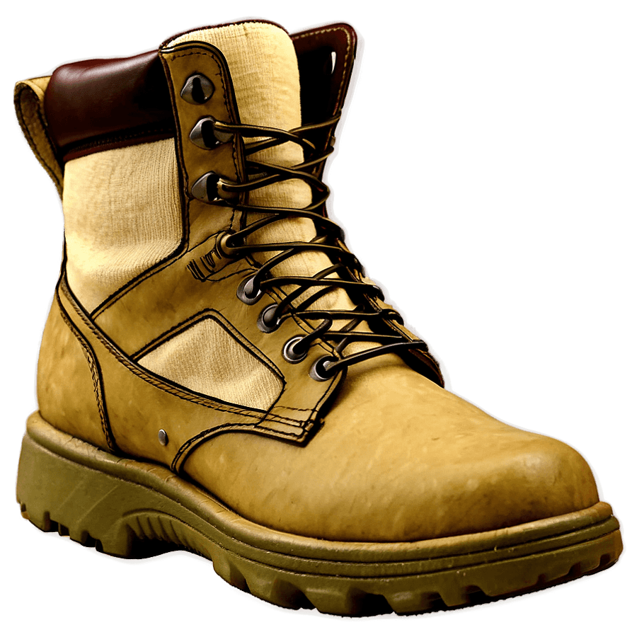 Desert Storm Combat Boots PNG xiw