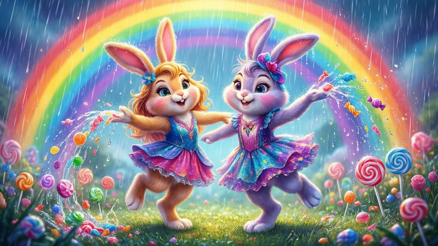 Rainbow Dance Wallpaper