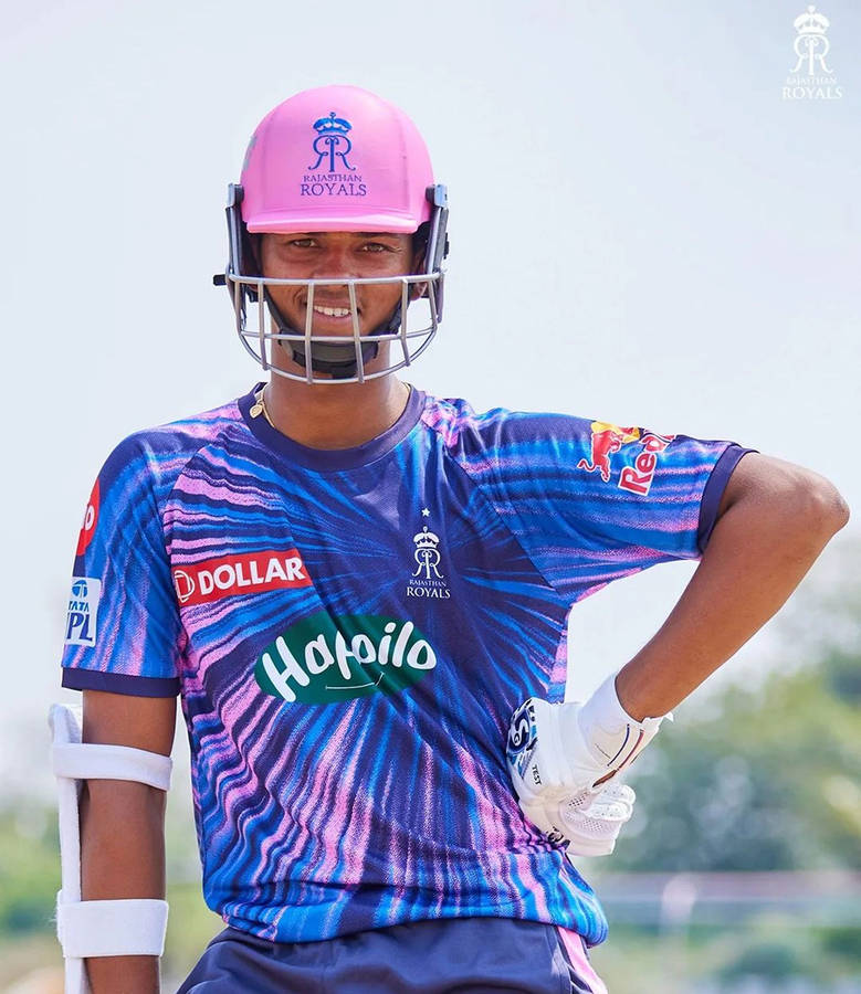 Download Rajasthan Royals Yaishwal Jaiswal Wallpaper | Wallpapers.com