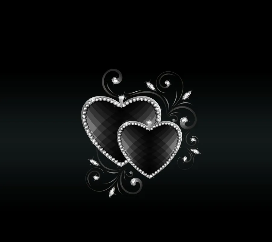 Black Heart background