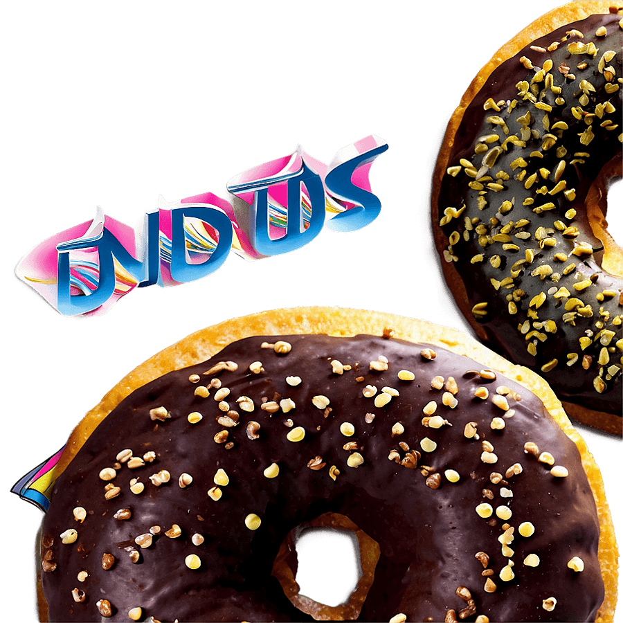 Chocolate Chip Donuts PNG 65