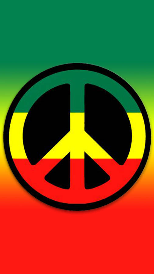 Rasta Peace Symbol wallpaper