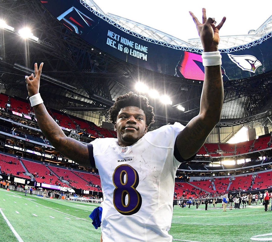 Download Ravens Quarterback Lamar Jackson Wallpaper 7126