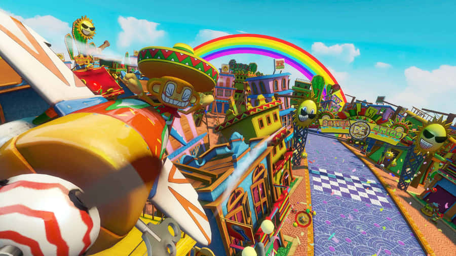 Sonicund All-Stars Racing Transformed 2560 x 1440 Hintergrundbild