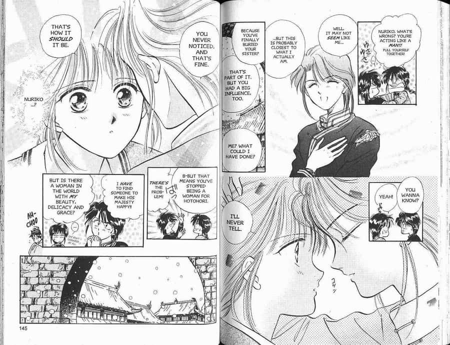 Fushigi Yuugi Nuriko Beichtszene