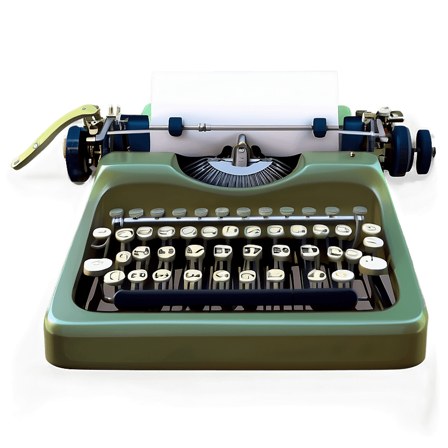 Modern Typewriter PNG krv