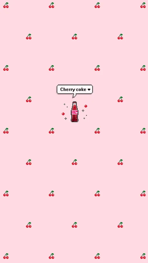 Cute Tablet Background Featuring Cherry Cola