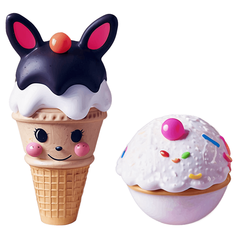 Kuromi with Ice Cream PNG 94