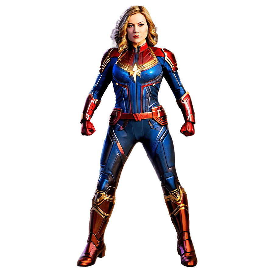 Captain Marvel Blast PNG omw