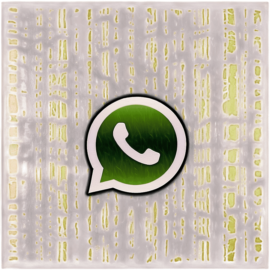 Grunge Style Whatsapp Logo PNG uwk