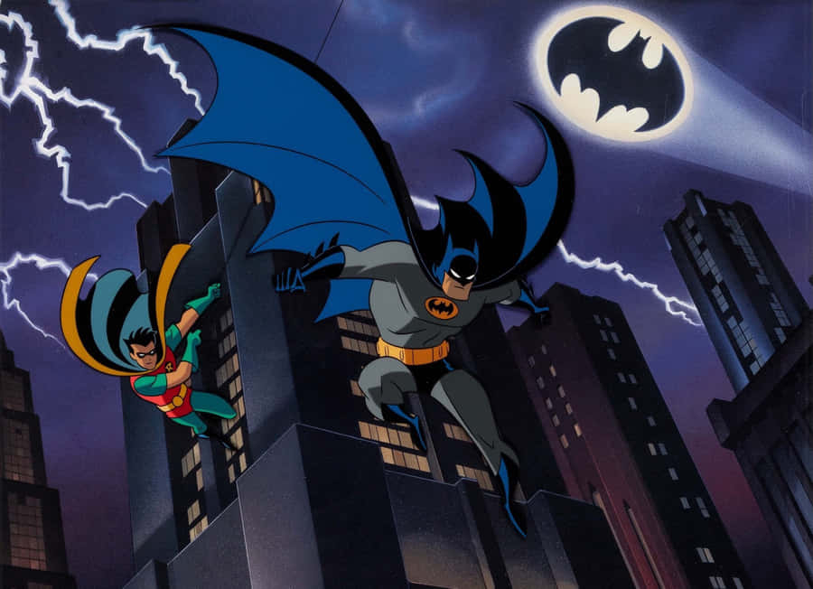 BatSignal 2048 x 1483 bakgrundsbild