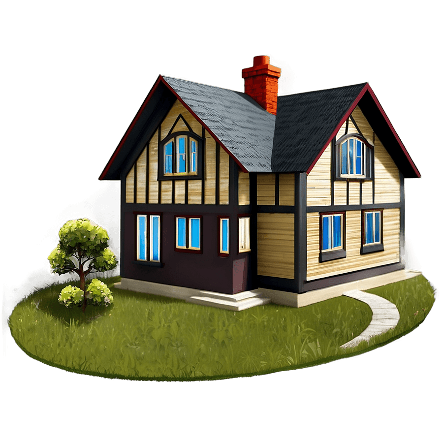 Suburban House Icon PNG mgs