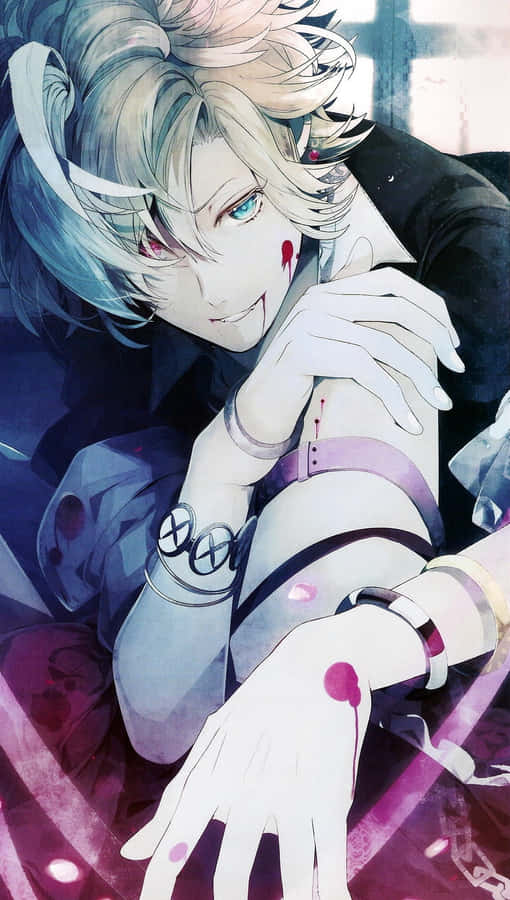 Yuma Mukami Grinsen Anime Kunst