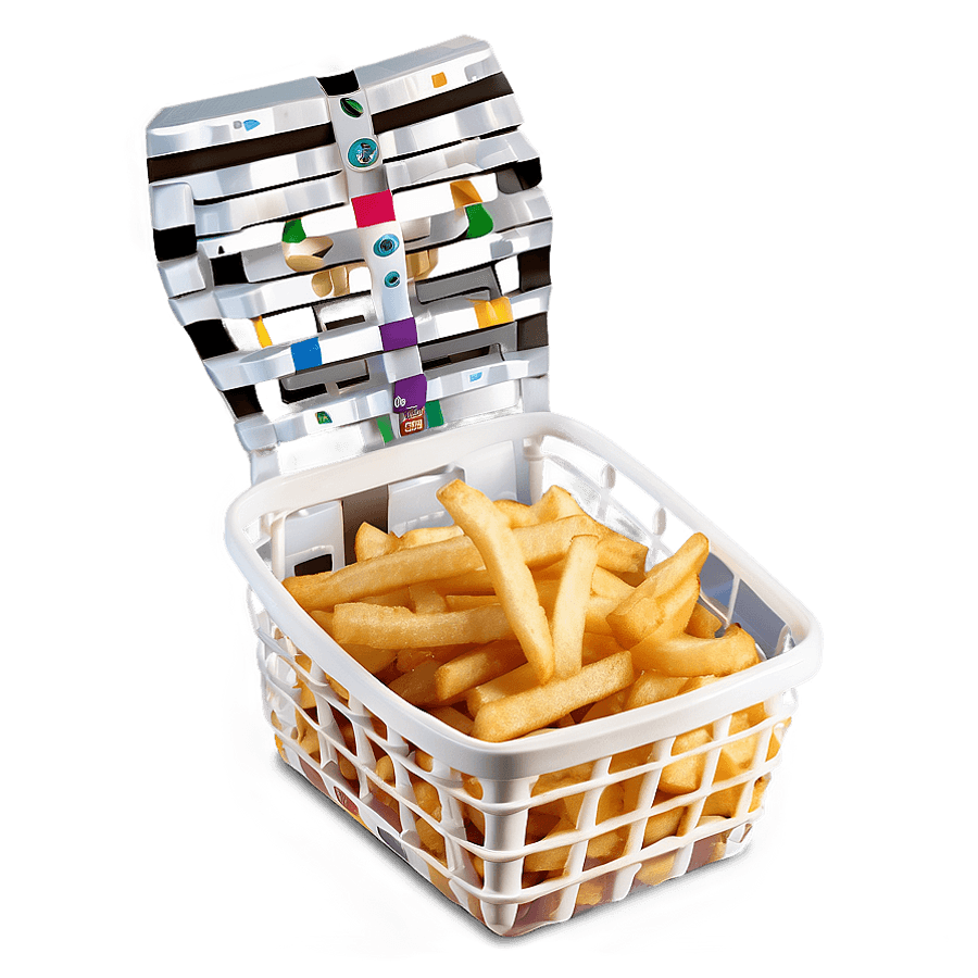 Basket of French Fries PNG 66