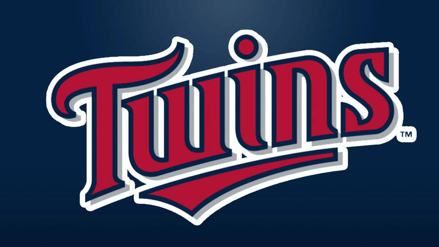 Download Red And Blue Minnesota Twins Logo Wallpaper