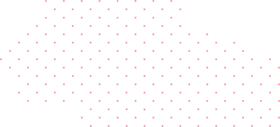 Red Cross Dot Patternon Blue Background