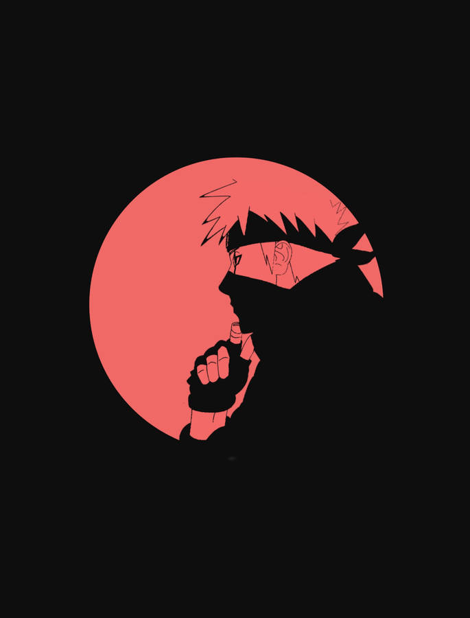 Download Red Moon Kakashi Pfp Wallpaper | Wallpapers.com