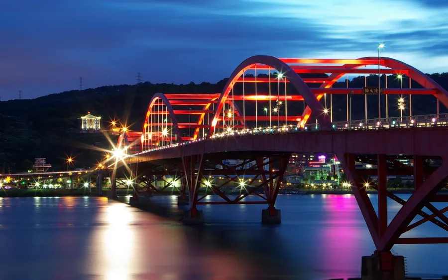 Guandu Bridge New Taiwan wallpaper.