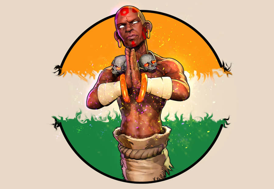 Dhalsim di Street Fighter in Meditazione