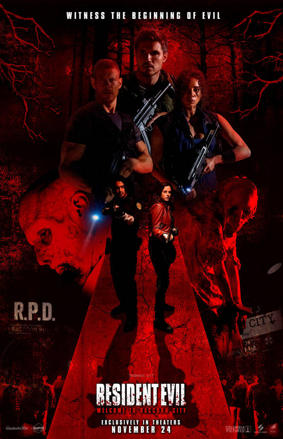 Download Resident Evil Welcome To Raccoon City Movie Poster Wallpaper ...