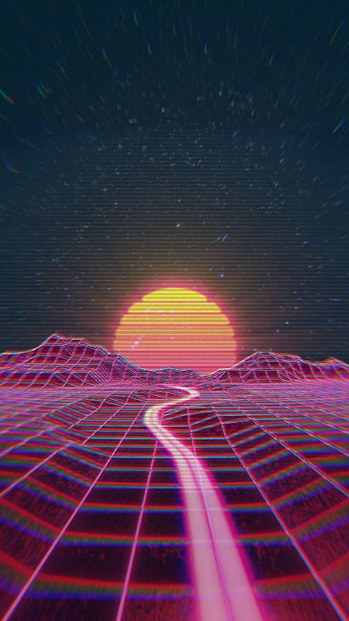 Download Retro wave synth wave. Rainbow Synthwave in 2019. Vaporwave