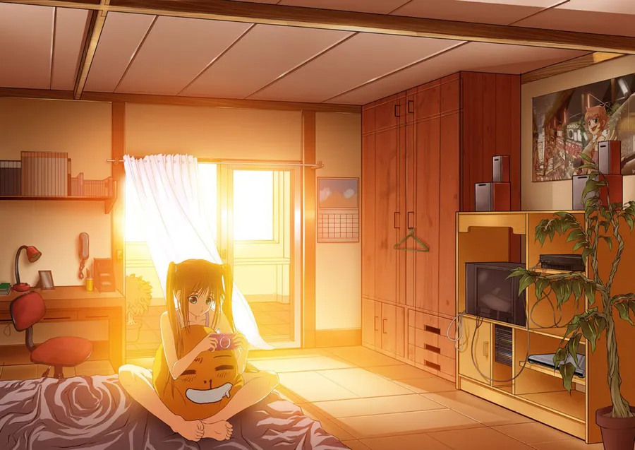 Anime Bedroom Background