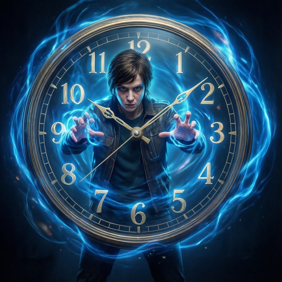Rewind Clock Wallpaper
