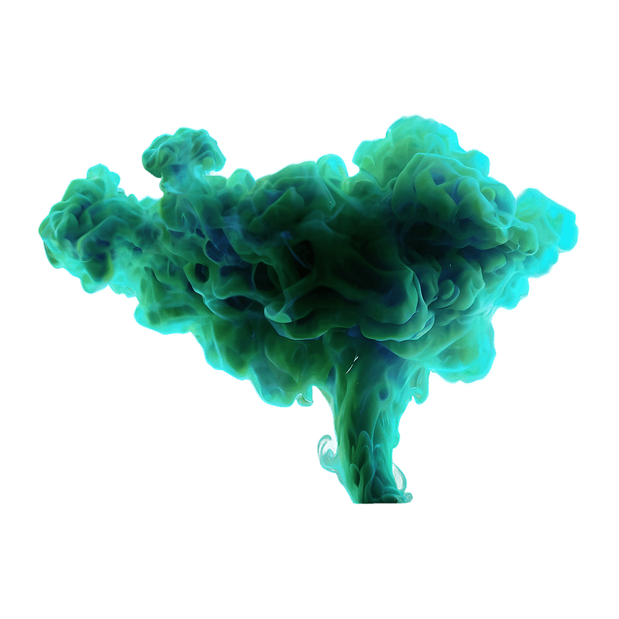 Neon Green Smoke PNG 05242024