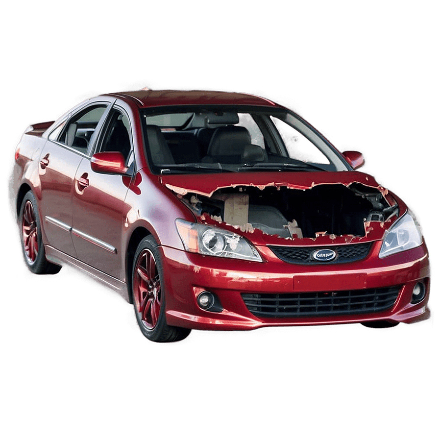Broken Car Side Impact PNG oyu