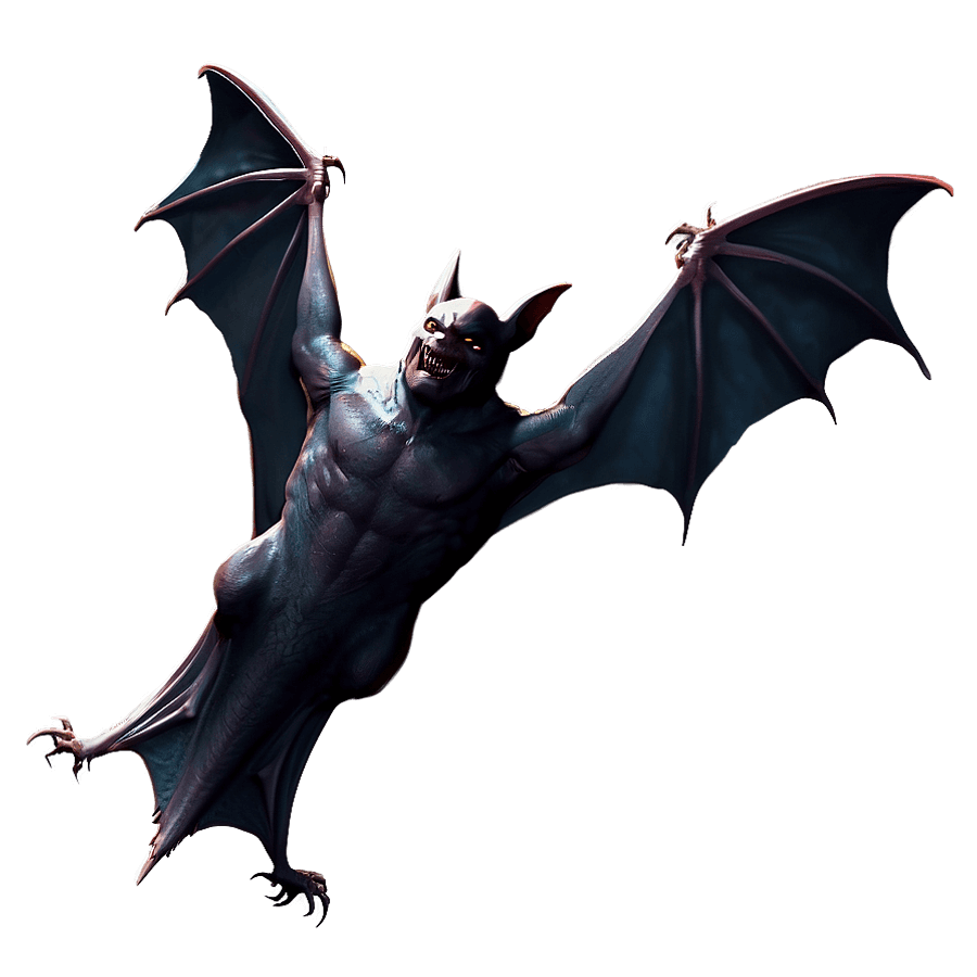 Spine-Chilling Bat PNG 65