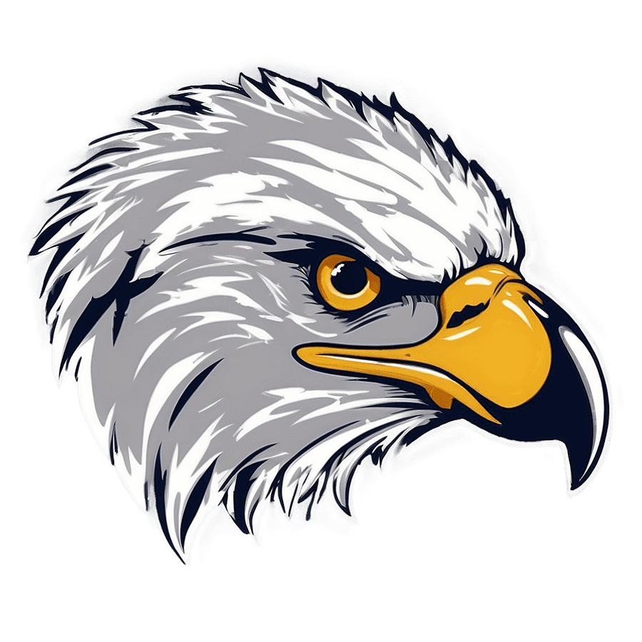 Eagle Head Outline PNG 80