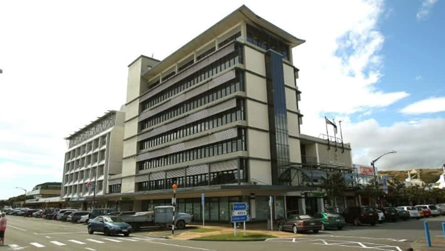 Porirua Stadtzentrum Gebäude