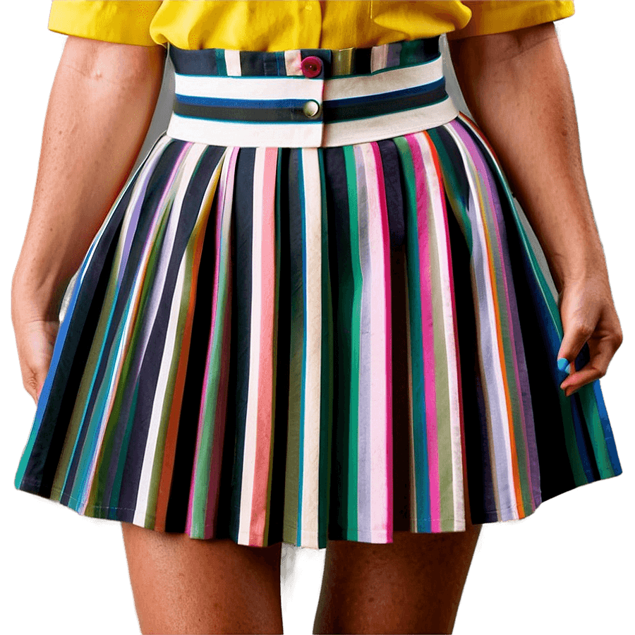 Striped Skirt PNG 53