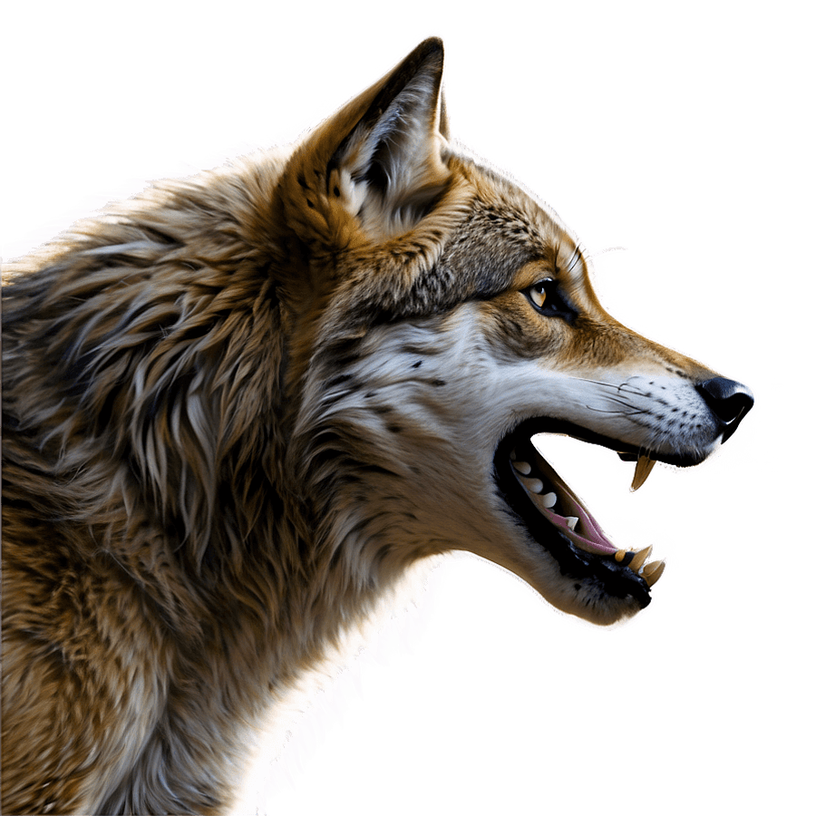 Alpha Wolf Profile View PNG 06292024