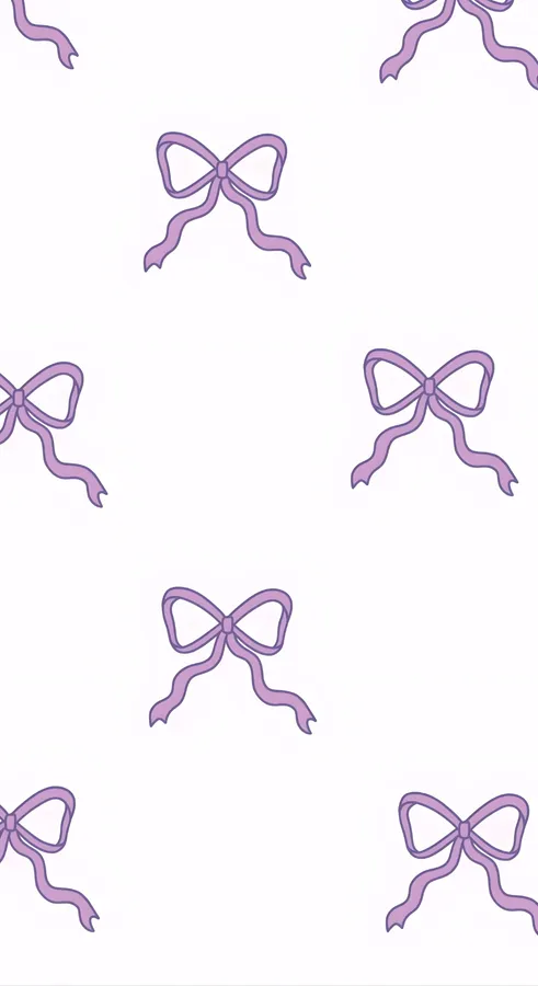 Purple Bow Pattern