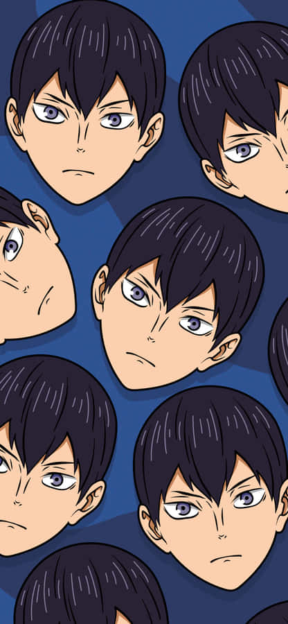 Personaggio di Haikyuu con Espressioni Multiple