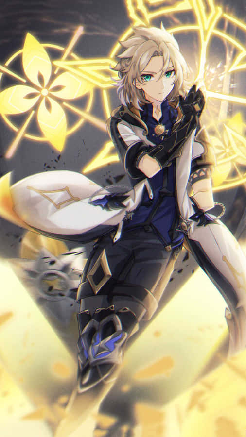 GenshinImpact Albedo 1440 x 2560 tapet.