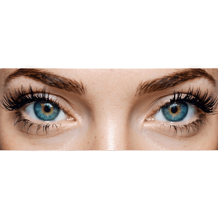 Curly Eyelash Extensions PNG dkh43