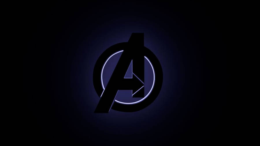 Download Ring Light Avengers Logo Wallpaper | Wallpapers.com