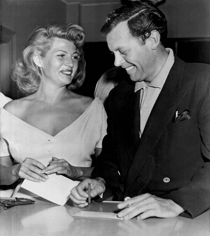 Download Rita Hayworth With Dick Haymes Wallpaper 