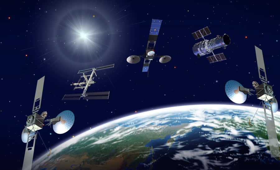 Satelliteavanzato in orbita