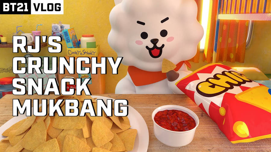 Download Rj Bt21 Snack Mukbang Wallpaper | Wallpapers.com