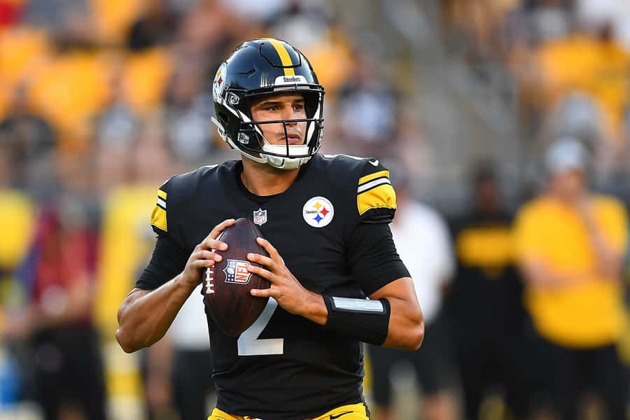 Quarterback Vorbereitung Steelers Uniform