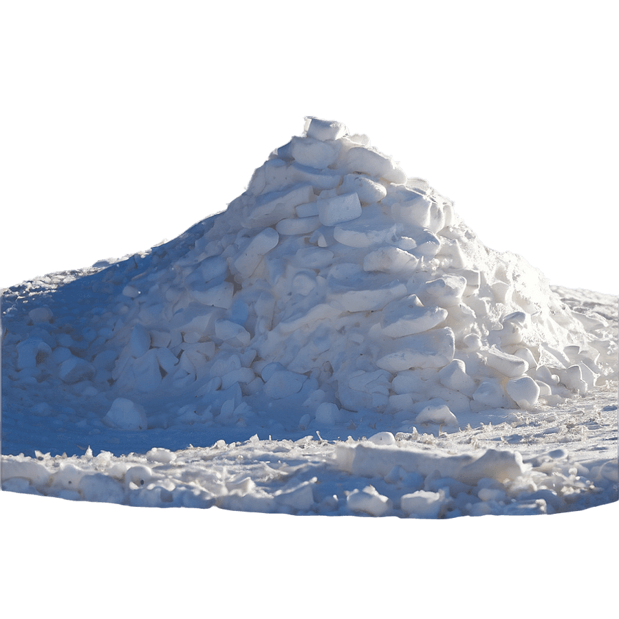 Snow Pile in City Park PNG jgr