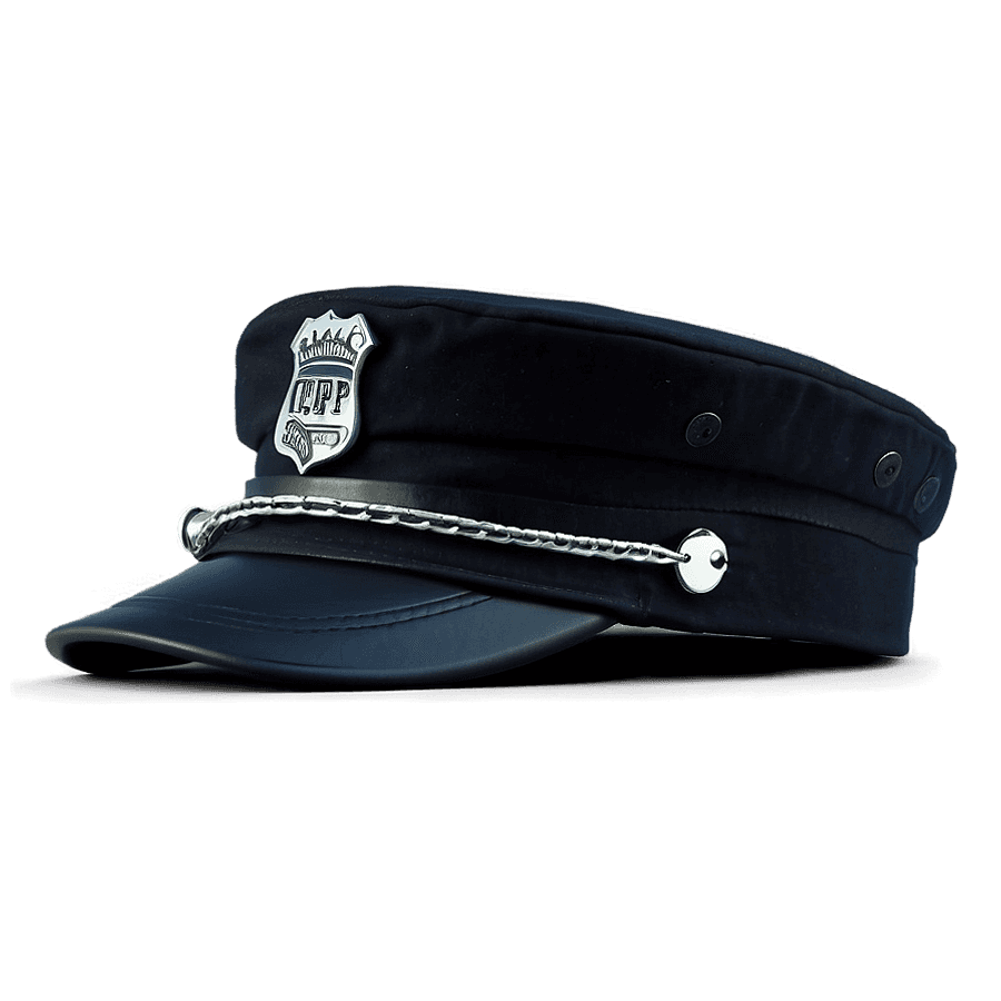Classic Cop Hat PNG bdx